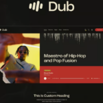 Tema WordPress para música y entretenimiento