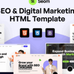 Plantilla web para una agencia digital